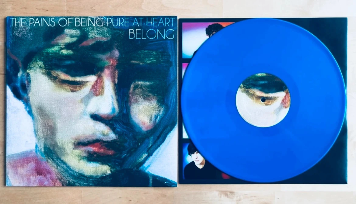 Vinylplaat 33T The Pains of Being Pure at Heart "Belong" beperkte editie blauw vinyl. – photo 3